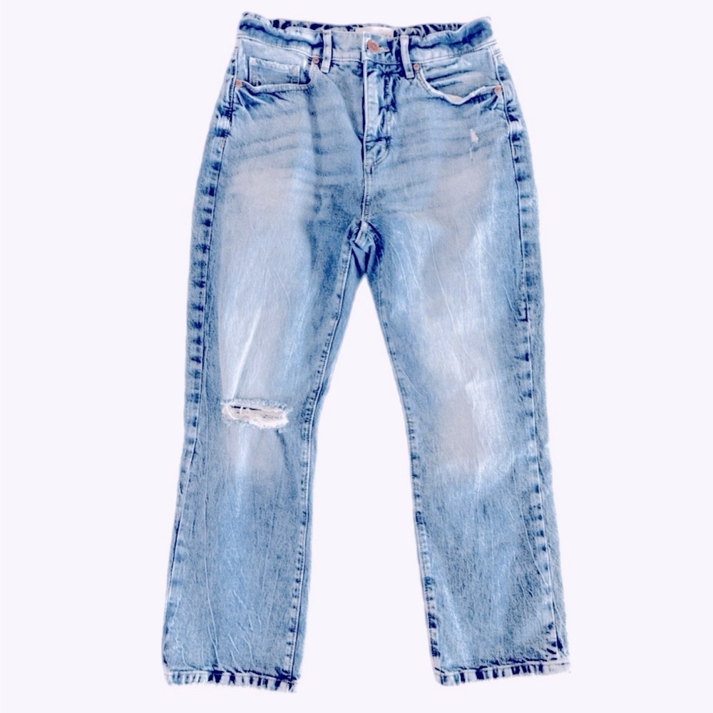 LOFT High Waist Straight Crop Jeans Size 2/26